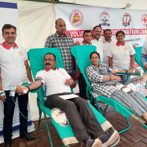 Telangana Association of Uganda TAU - Blood Donation Camp