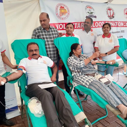 Telangana Association of Uganda TAU - Blood Donation Camp