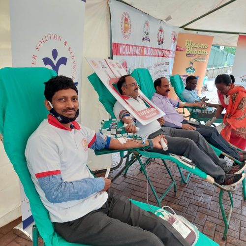 Telangana Association of Uganda TAU - Blood Donation Camp